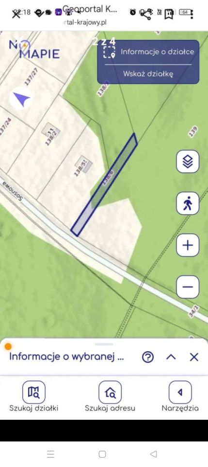 Działka leśna Kazuń-Bielany. Zdjęcie 2