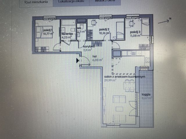 Mieszkanie 3-pokojowe Poznań Nowe Miasto. Zdjęcie 3