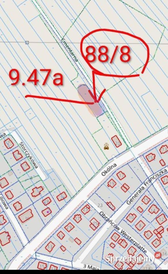 Działka budowlana Golina, ul. Cmentarna. Zdjęcie 2