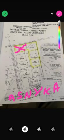 Działka budowlana Białogard, ul. Asnyka. Zdjęcie 1