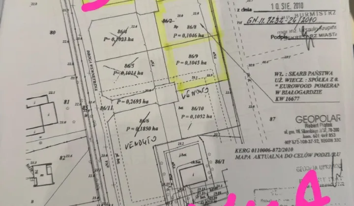 Działka budowlana Białogard, ul. Asnyka