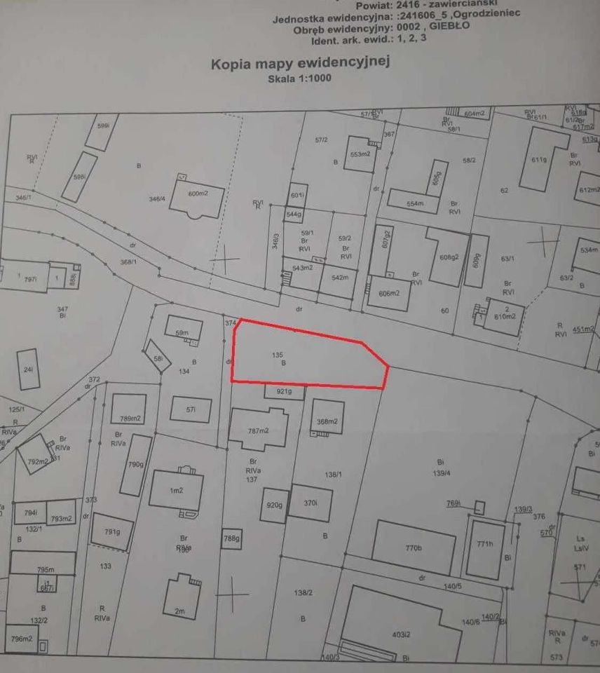 Działka budowlana Giebło, ul. Częstochowska. Zdjęcie 6