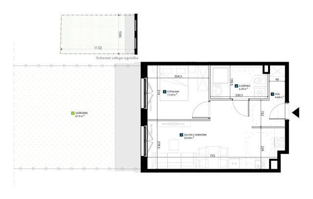Mieszkanie 2-pokojowe Wrocław Krzyki, ul. Świeradowska. Zdjęcie 5