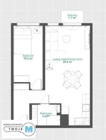 Mieszkanie 2-pokojowe Kielce Centrum, ul. Chęcińska. Zdjęcie 9