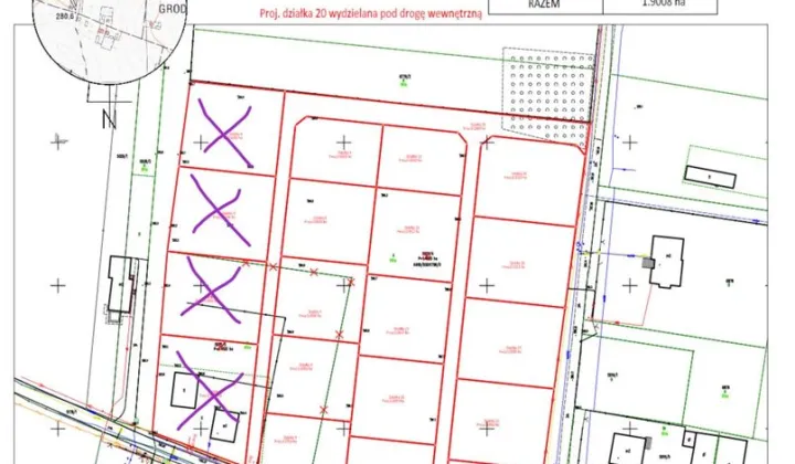 Działka budowlana Będzin Grodziec, ul. Czesława Miłosza