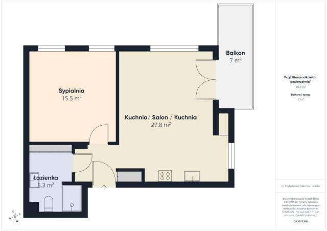 Mieszkanie 2-pokojowe Warszawa Ursynów, ul. Polki. Zdjęcie 18