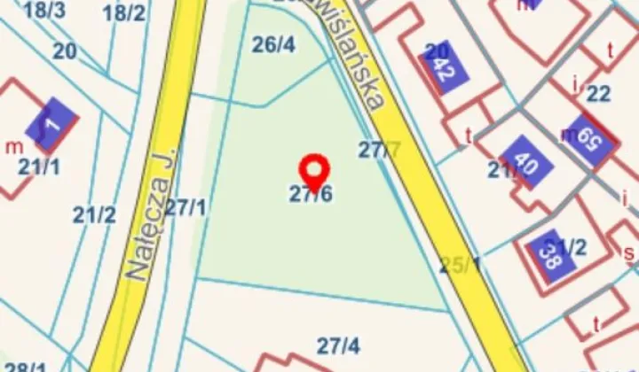 Działka budowlana Nowy Dwór Mazowiecki, ul. Nadwiślańska
