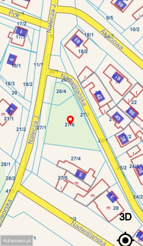 Działka budowlana Nowy Dwór Mazowiecki, ul. Nadwiślańska. Zdjęcie 1