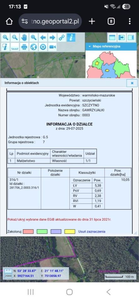 Działka rolna Szczytno. Zdjęcie 5