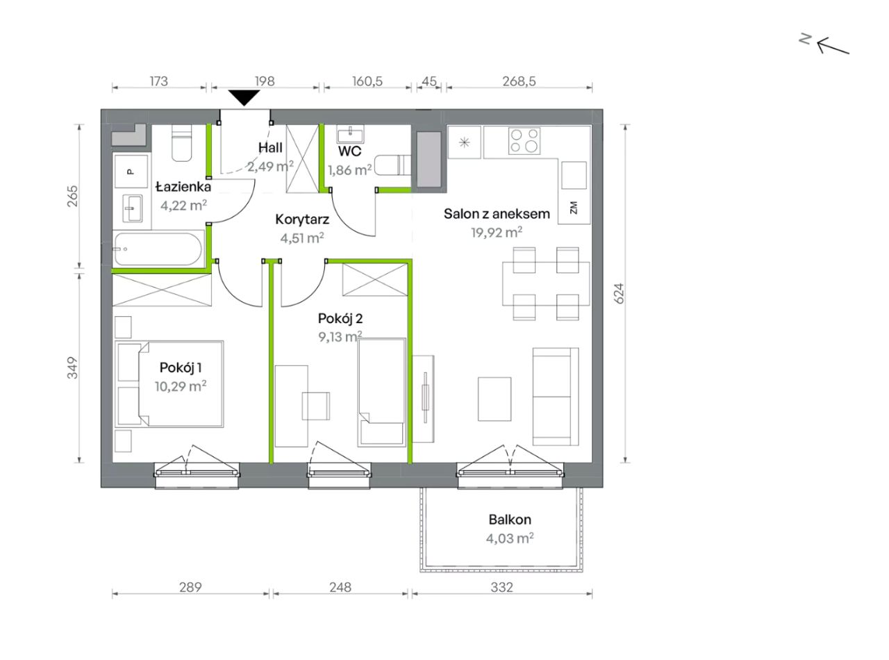 Mieszkanie 3-pokojowe Warszawa Targówek, ul. Oliwska. Zdjęcie 16