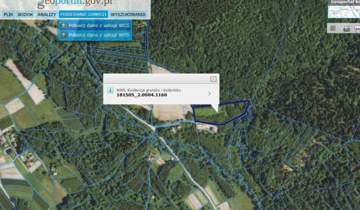 Działka rolno-budowlana Nawsie