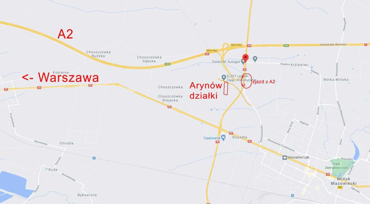 Działka budowlana Arynów. Zdjęcie 2