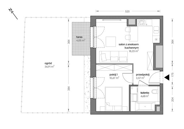 Mieszkanie 2-pokojowe Katowice Brynów, ul. Ceglana. Zdjęcie 7