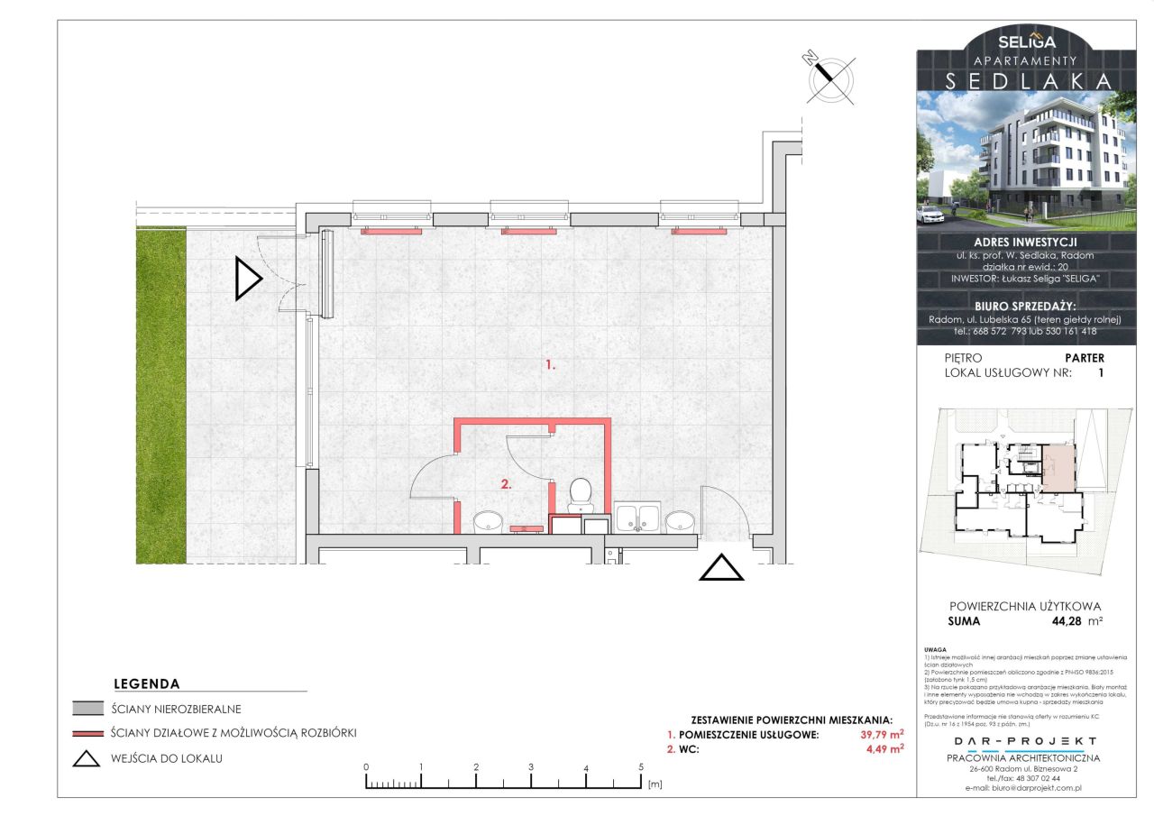 Lokal Radom, ul. ks. prof. Włodzimierza Sedlaka. Zdjęcie 3
