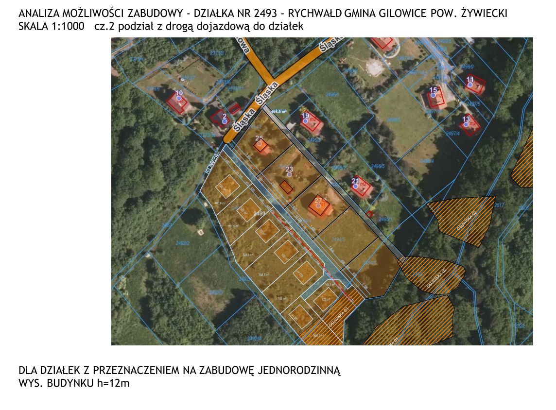 Działka budowlana Rychwałd Olszyny, ul. Śląska