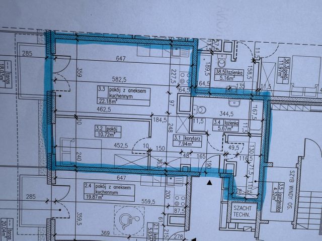 Mieszkanie 2-pokojowe Kraków Nowa Huta, os. Piastów. Zdjęcie 8