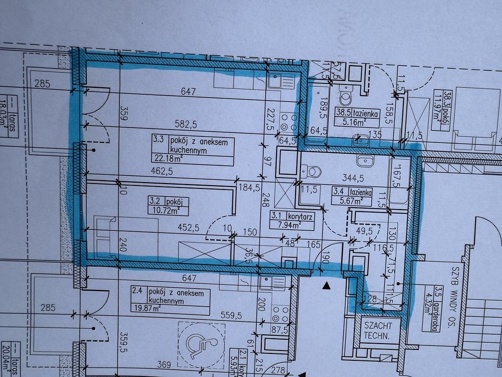 Mieszkanie 2-pokojowe Kraków Nowa Huta, os. Piastów. Zdjęcie 8