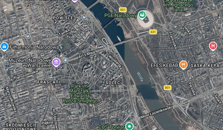 Mieszkanie 2-pokojowe Warszawa Powiśle, ul. Ludna