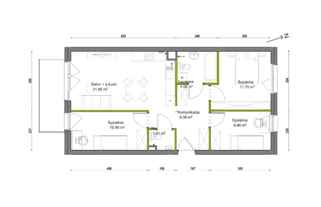 Mieszkanie 4-pokojowe Wrocław Ołtaszyn, ul. Orawska. Zdjęcie 8