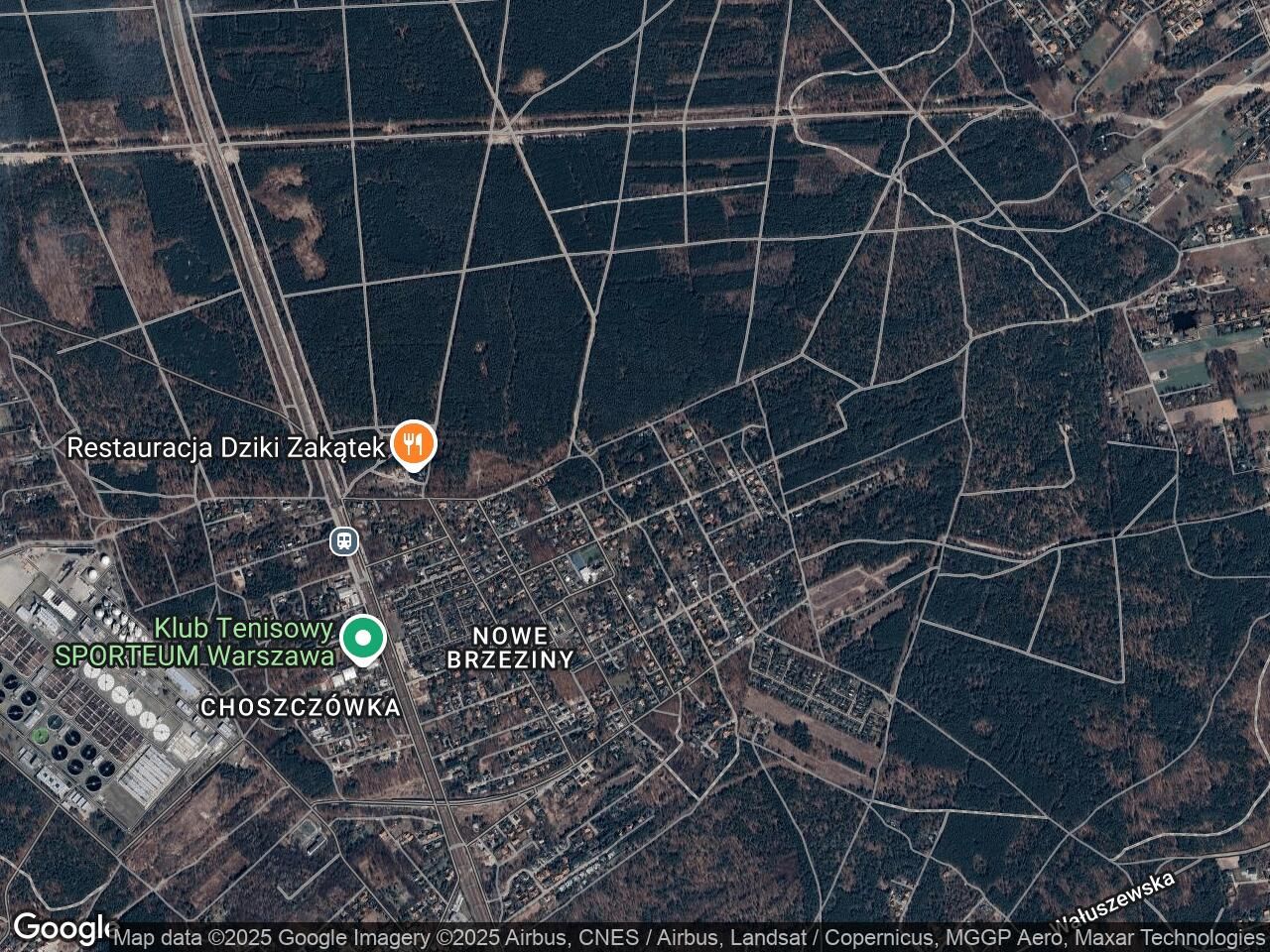 Działka leśna Warszawa Białołęka, ul. Wadowicka