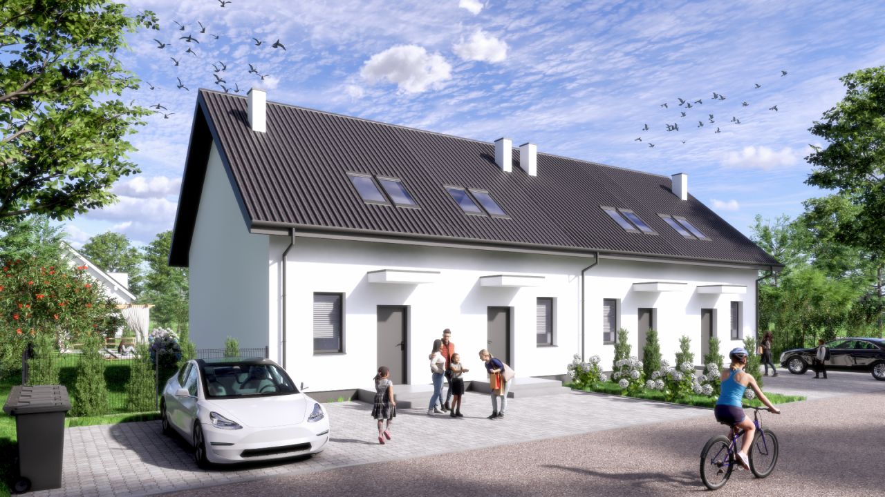 bliźniak, 4 pokoje Lewin Brzeski. Zdjęcie 2