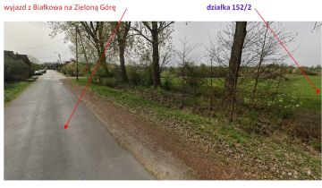 Działka rolna Białków