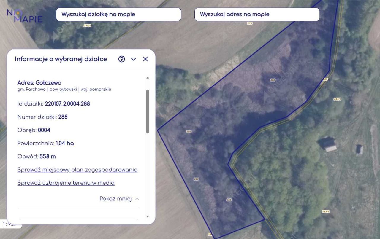 Działka rolna Gołczewo. Zdjęcie 1