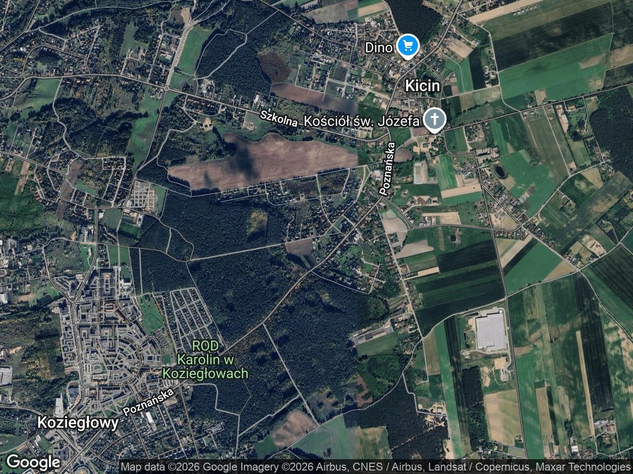 Działka budowlana Kicin, ul. Daglezjowa. Zdjęcie 1