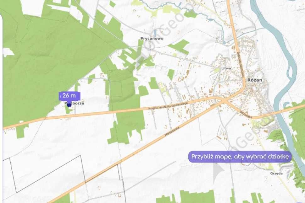 Działka budowlana Podborze. Zdjęcie 3