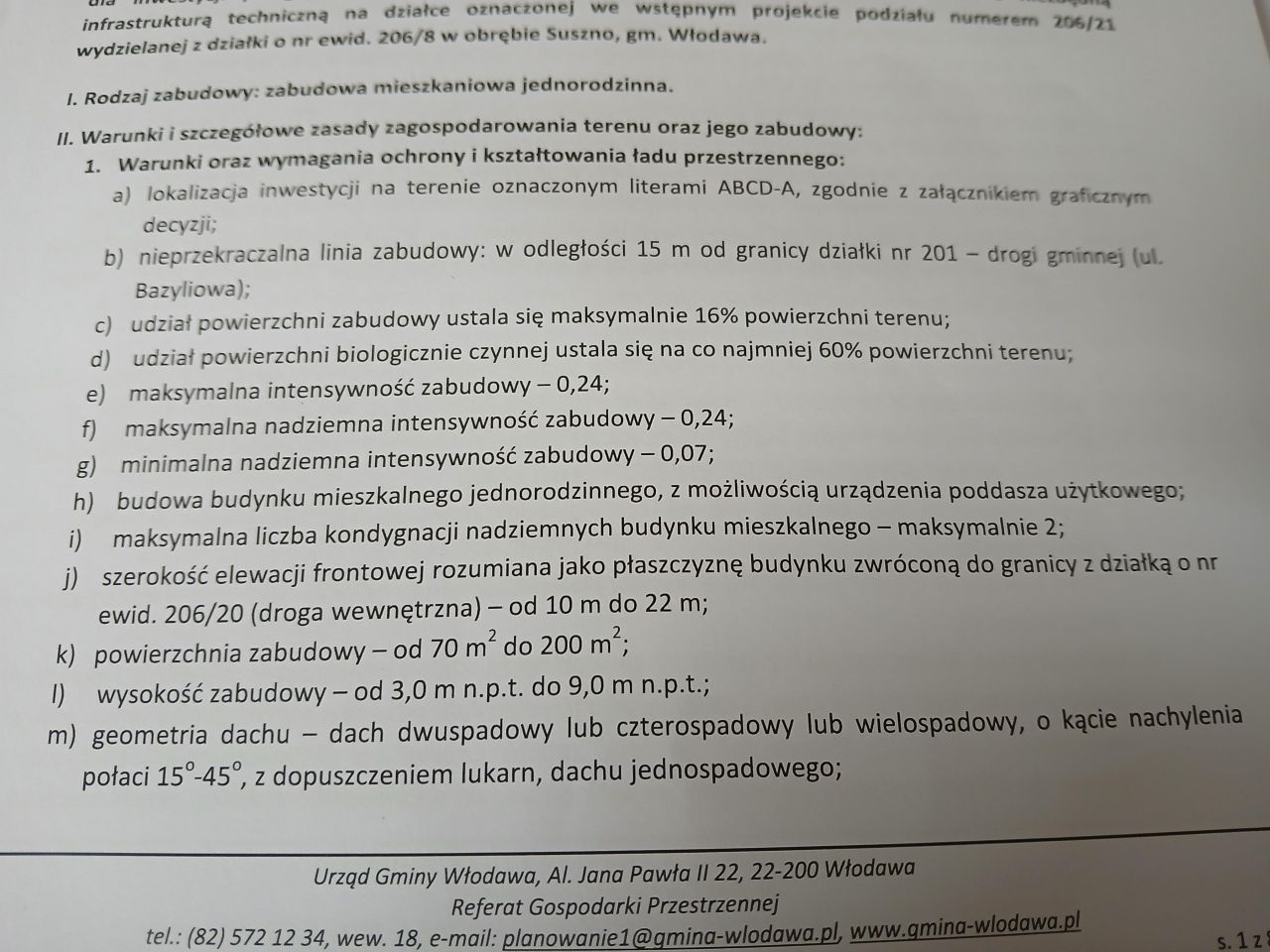 Działka budowlana Suszno, ul. Bazyliowa. Zdjęcie 8