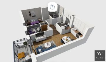 Mieszkanie 3-pokojowe Kraków Prądnik Biały