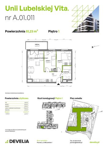 Mieszkanie 3-pokojowe Poznań Starołęka, ul. Unii Lubelskiej. Zdjęcie 7