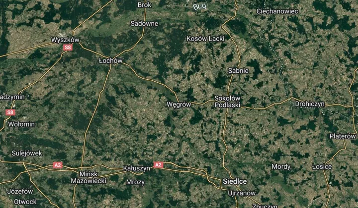 Działka Węgrów, ul. Miedzanka