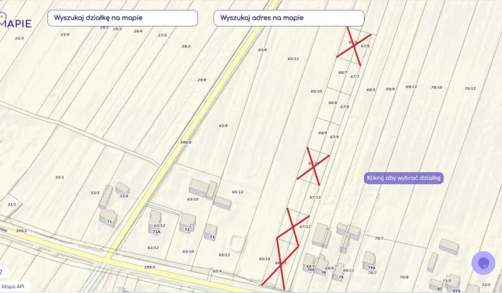 Działka budowlana Prząsław