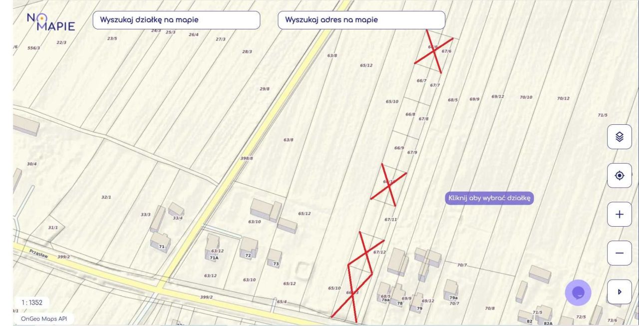 Działka budowlana Prząsław