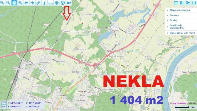 Działka budowlana Nekla, ul. Robiniowa. Zdjęcie 1