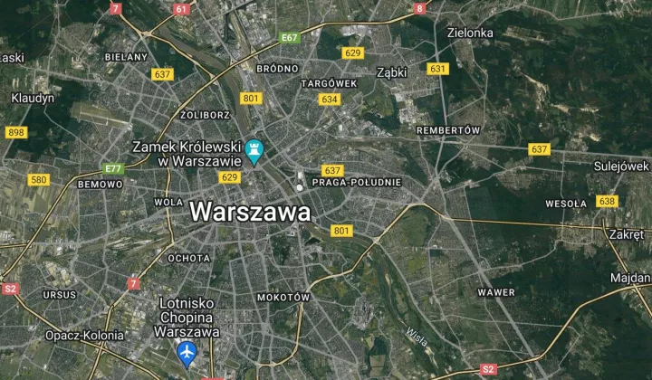 Mieszkanie 2-pokojowe Warszawa Saska Kępa, ul. Międzynarodowa