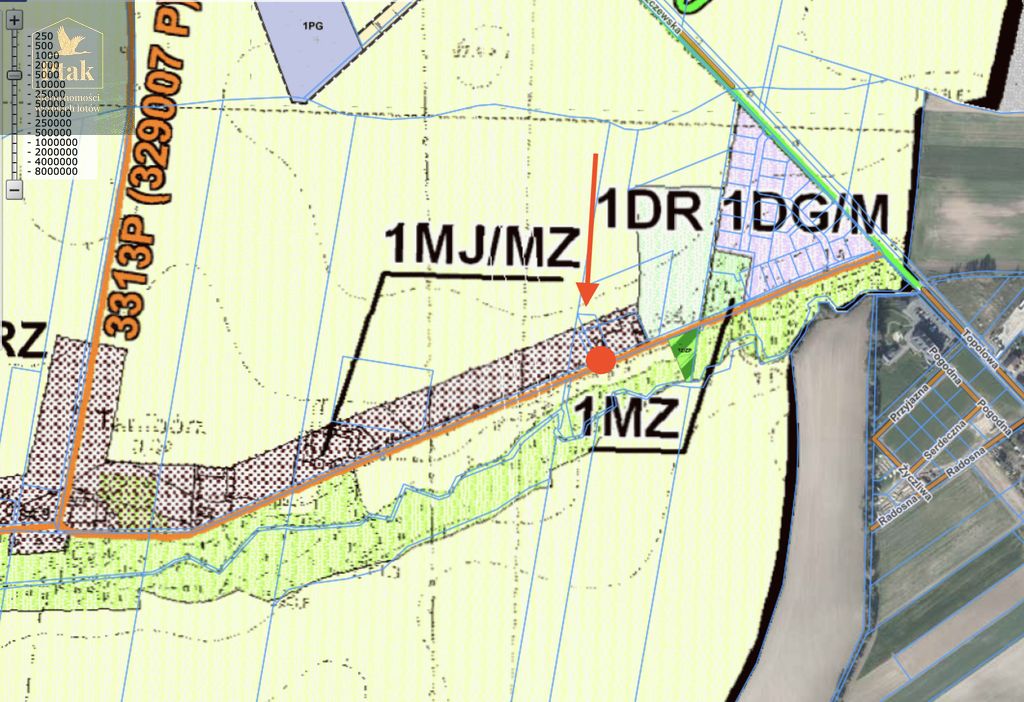 Działka budowlana Tanibórz. Zdjęcie 15