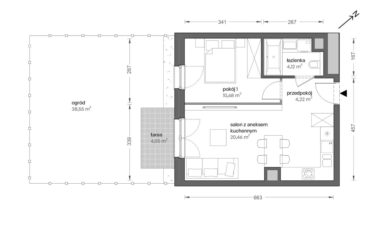 Mieszkanie 2-pokojowe Katowice Brynów, ul. Ceglana. Zdjęcie 7