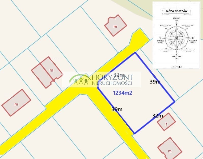 Działka budowlana Tuchom