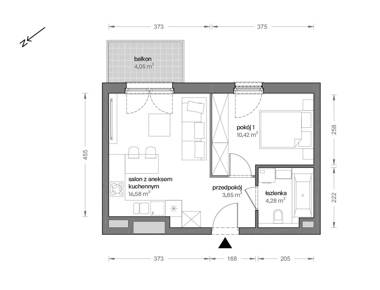 Mieszkanie 2-pokojowe Katowice Brynów, ul. Ceglana. Zdjęcie 7