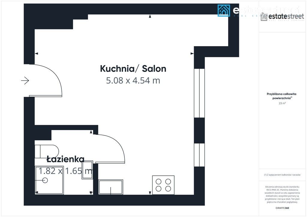 Mieszkanie 1-pokojowe Katowice, ul. Stanisława Moniuszki. Zdjęcie 17