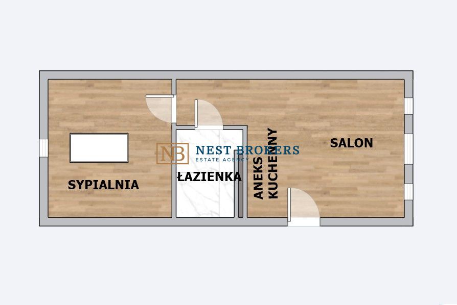 Mieszkanie 2-pokojowe Kraków Podgórze, ul. Stefana Czarnieckiego. Zdjęcie 1