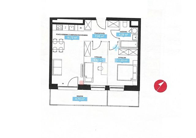 Mieszkanie 3-pokojowe Warszawa Wola, ul. Gumińska. Zdjęcie 4