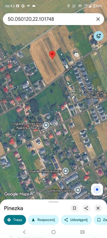 Działka budowlana Krasne. Zdjęcie 3