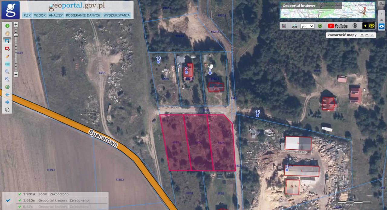 Działka budowlana Borowy Młyn, ul. Spacerowa. Zdjęcie 6