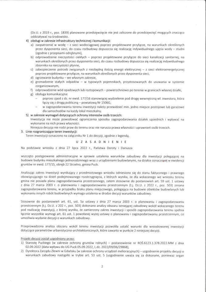 Działka rolno-budowlana Strzelno, ul. Kasztanowa. Zdjęcie 3