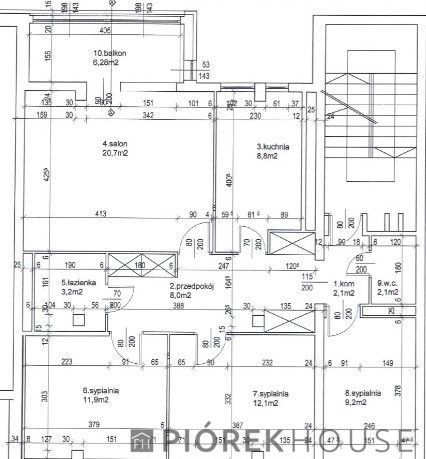 Mieszkanie 4-pokojowe Warszawa Mokotów, ul. Czerniakowska. Zdjęcie 13
