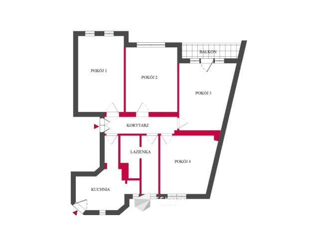 Mieszkanie 4-pokojowe Poznań Stare Miasto, ul. Długa. Zdjęcie 18