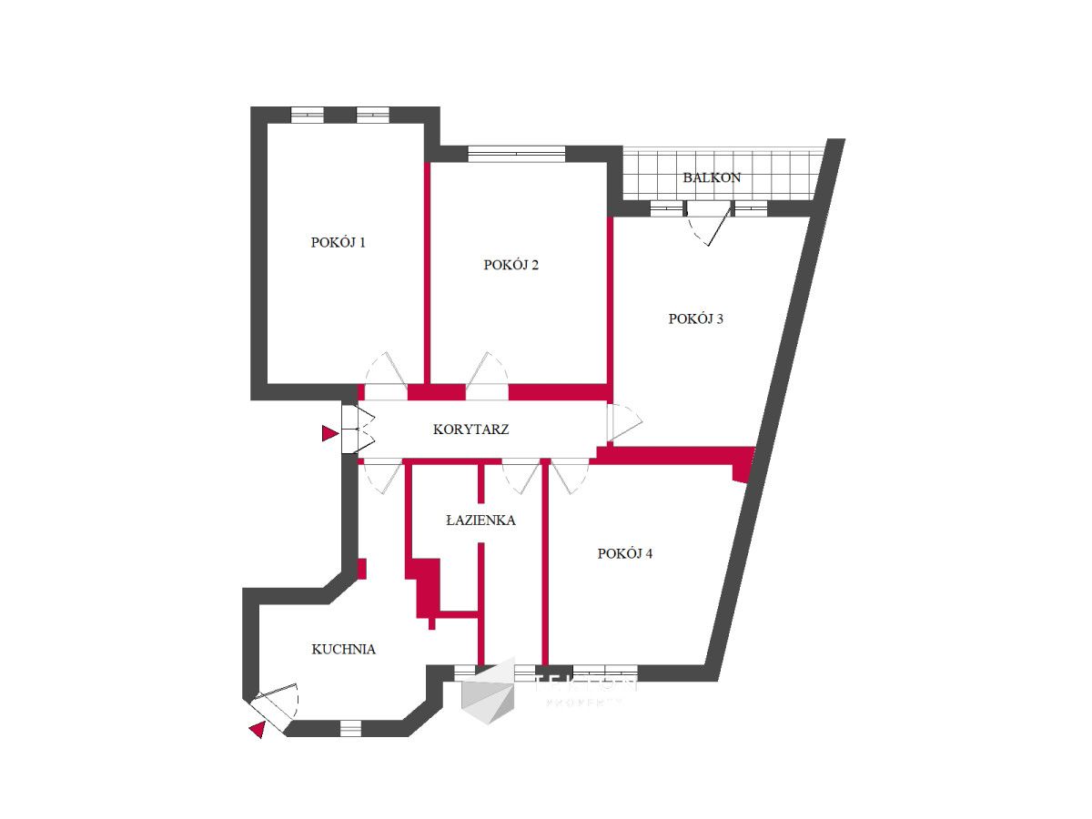 Mieszkanie 4-pokojowe Poznań Stare Miasto, ul. Długa. Zdjęcie 18